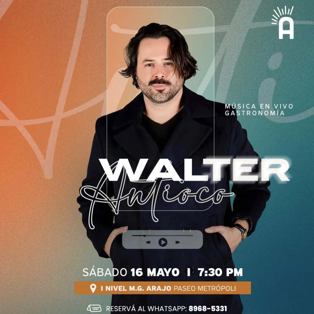CONCIERTO WALTER ANTIOCO